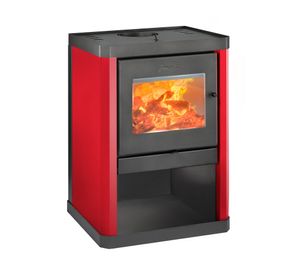 Estufa leña 10000W Classic 400 rojo