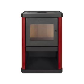 Estufa leña 10000W Classic 400 rojo