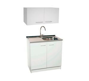 Kit mueble cocina blanco + Lavaplatos izquierdo