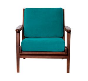 Sitial velvet 1 cuerpo Neuss azul