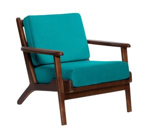 Sitial velvet 1 cuerpo Neuss azul