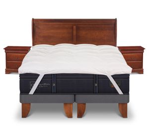 Cama europea king Grand Premium dividida + set Miró Cic