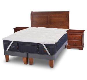 Cama europea king Grand Premium dividida + set Miró Cic