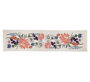 Camino de mesa Lili crudo linet 150x36 cm