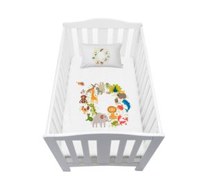 Cubreplumón pack P&P Zoo blanco