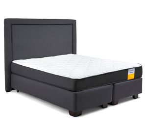 Cama americana funcional King base dividida + respaldo