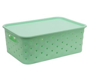 Caja organizadora 5 litros Decobox verde Wenco