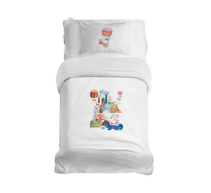 Cubreplumón transición Aventura blanco