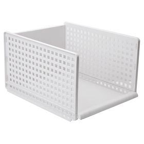 Organizador de clóset ropa 21JXP693 plástico blanco
