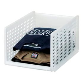 Organizador de clóset ropa 21JXP693 plástico blanco