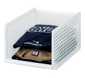 Organizador de clóset ropa 21JXP693 plástico blanco