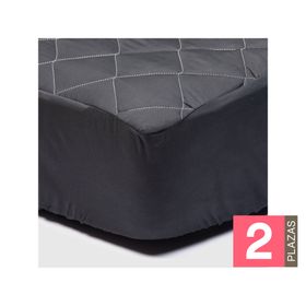 Cubre colchón AHCC-NG2 negro 2 plazas