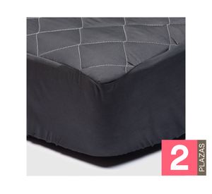 Cubre colchón AHCC-NG2 negro 2 plazas
