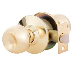 Cerraura simple paso Cilíndrica 101 bronce pulido