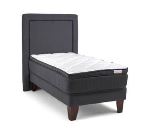 Cama europea  1.5 plazas + respaldo x 190 cm Drimkip