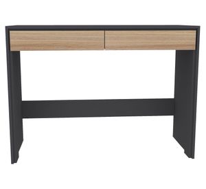 Escritorio 2 cajones Roma grafito/olmo