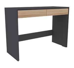 Escritorio 2 cajones Roma grafito/olmo