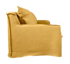 Sofá 3 Cuerpos Rehue Lino azafrán