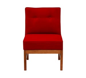Sitial velvet 1 cuerpo Colonia rojo