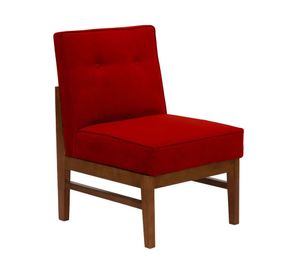 Sitial velvet 1 cuerpo Colonia rojo