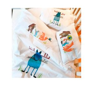 Cubreplumón pack P&P Alce blanco