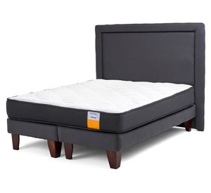 Cama europea funcional Full base dividida x 190 cm + respaldo