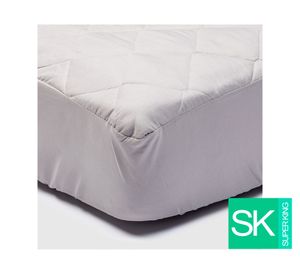 Cubre Colchón Súper King gris