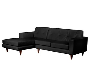 Sofá seccional Salerno izquierdo negro Latam Home