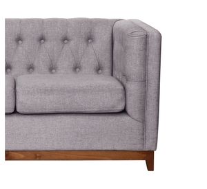 Sofá 3 cuerpos Roma gris