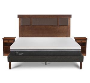 Cama europea curve 2 plazas Ortopedic Advance + Set Dublín Cic