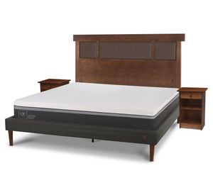 Cama europea curve 2 plazas Ortopedic Advance + Set Dublín Cic