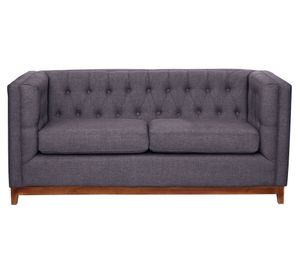 Sofá 2 cuerpos Roma gris