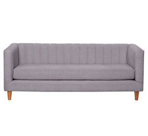 Sofá 3 cuerpos Sorrento Lino gris claro