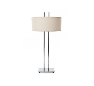 Lámpara sobremesa 2L E27 H Cromo SM cromo Diseño 3