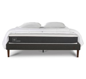 Cama europea curve 2 plazas Ortopedic + 2 Almohadas + plumón Cic