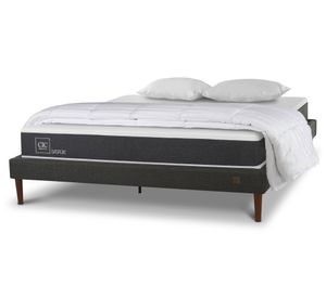 Cama europea curve 2 plazas Ortopedic + 2 Almohadas + plumón Cic