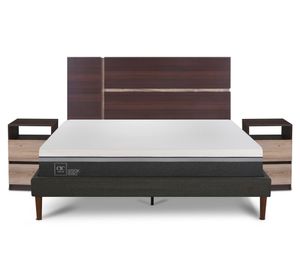 Cama europea 2 plazas Ortopedic Advance + set Enio Cic