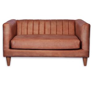 Sofá cuero Sorrento tabaco Latam Home