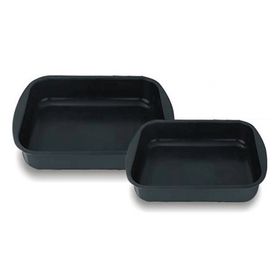 Bandejas horno Gourmet 2 piezas negro Fantuzzi