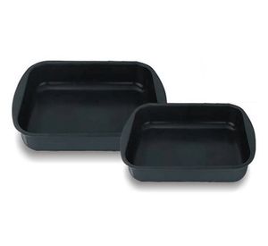 Bandejas horno Gourmet 2 piezas negro Fantuzzi