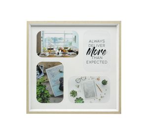 Marco 4 fotos 10x15 cm blanco Ronda