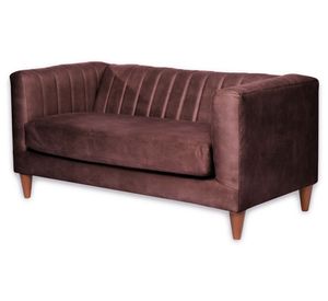 Sofá cuero Sorrento café moro Latam Home