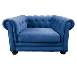 Sofá 1 cuerpo Florencia azul petróleo