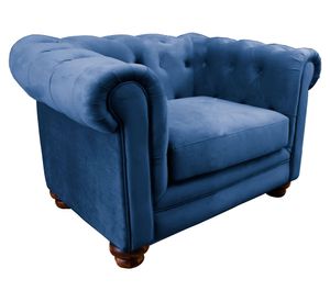 Sofá 1 cuerpo Florencia azul petróleo