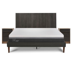Cama europea curve 2 plazas Ortopedic Advance + Set Espresso Cic