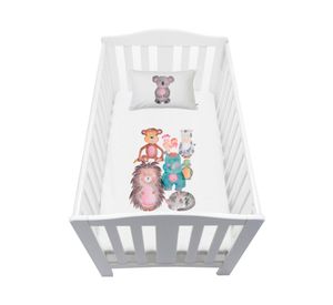 Cubreplumón pack P&P Animales blanco