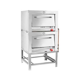 Horno industrial 2 cámaras 20.5 KW Inox GL gris