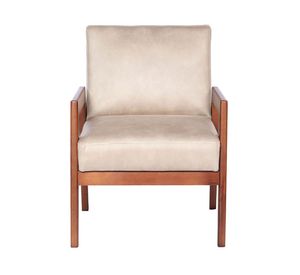Sitial Frankfurt cuero beige Latam Home