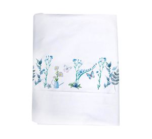 Juego Sábanas 1.5 plazas Bici Azul blanco