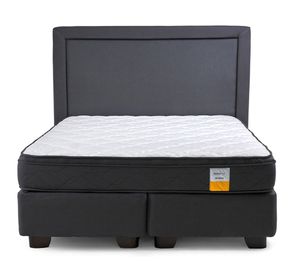 Cama americana Full Eurotop x190 cm + respaldo Drimkip